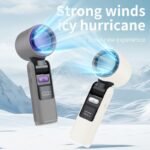 Turbo Handheld AC Cooling Fan with LED Light - Image 8