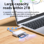 USB 2.0 Port TF SD Card Reader - Image 3